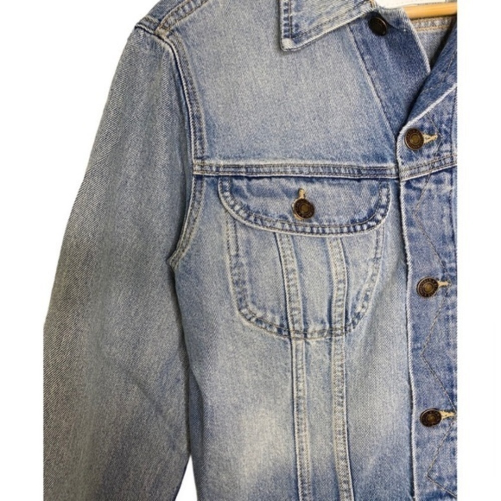 Re/Done 70s Rodeo Retro Denim Jacket Light Worn 9 NWT Vintage Vibe - Picture 7 of 16